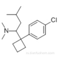 Циклобутанметанамин, 1- (4-хлорфенил) -N, N-диметил-a- (2-метилпропил) - CAS 106650-56-0